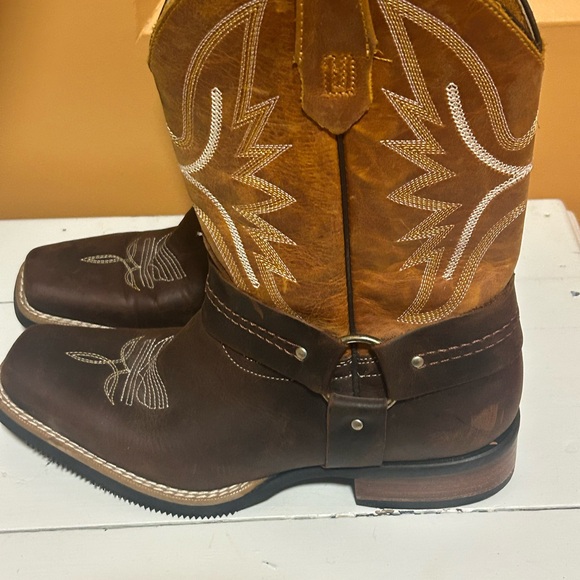 NWOT Caballo Dorado Kids Youth Cowboy Boots girl/boy sz 6Y HTF - Picture 3 of 7